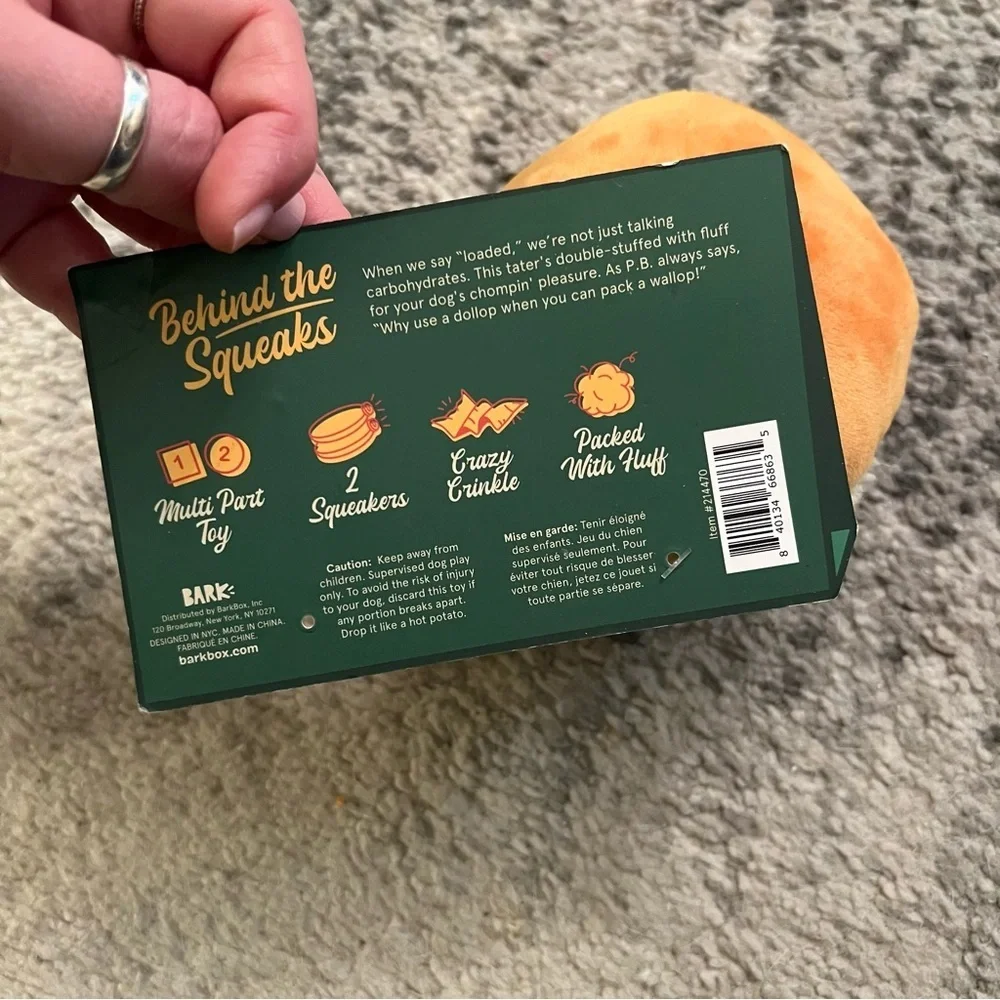 NEW Bark Box Chonky Chompers Toy